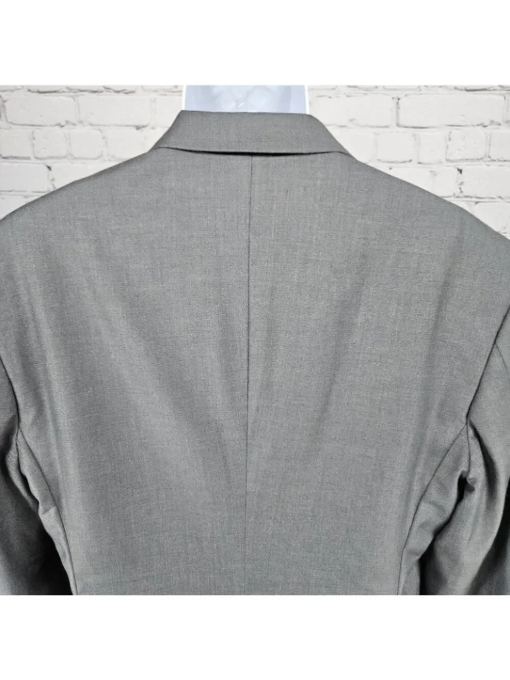 Perry Ellis Grey Slim Fit 2 Button Double Vented Notch Blazer Sport Coat 44R